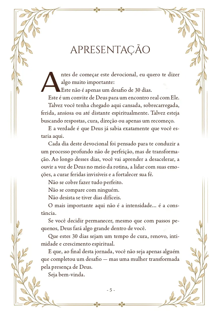 Página interna do livro
