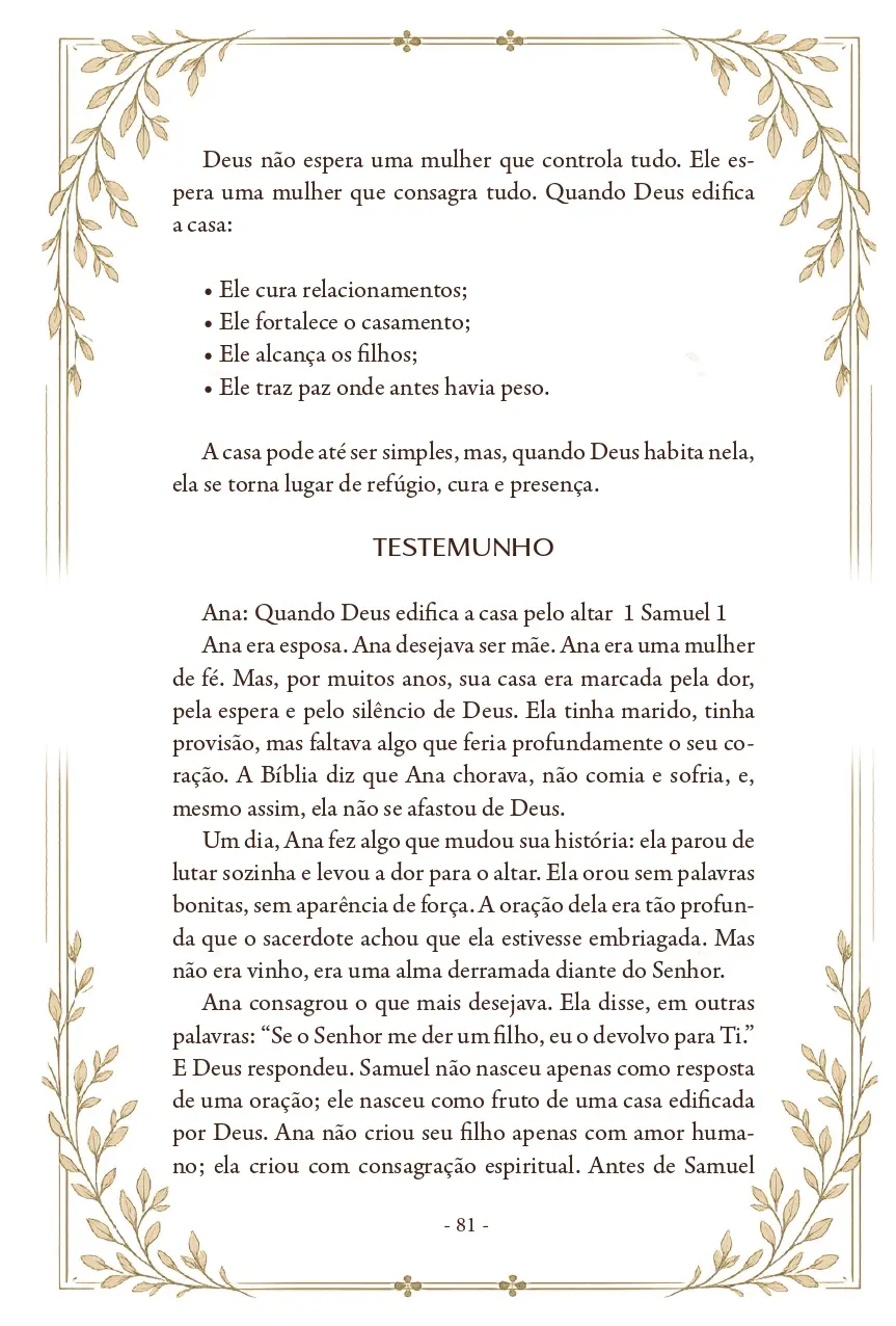 Página interna do livro